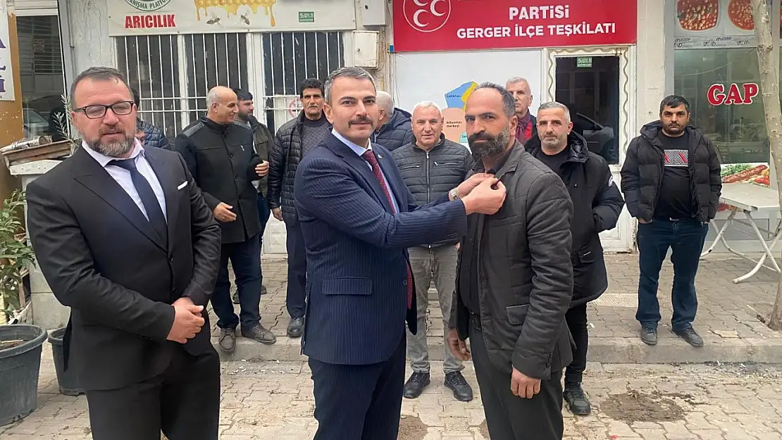 Adıyaman'da İyi Parti Gerger ilçe teşkilatı istifa edip MHP'ye geçti