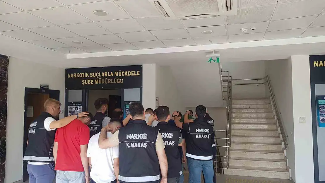 Kahramanmaraş'ta uyuşturucuya 14 tutuklama