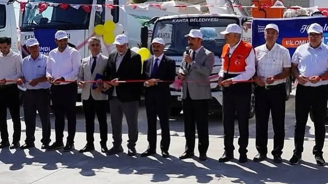 Kahta Belediyesi 17 yeni aracı filosuna kattı