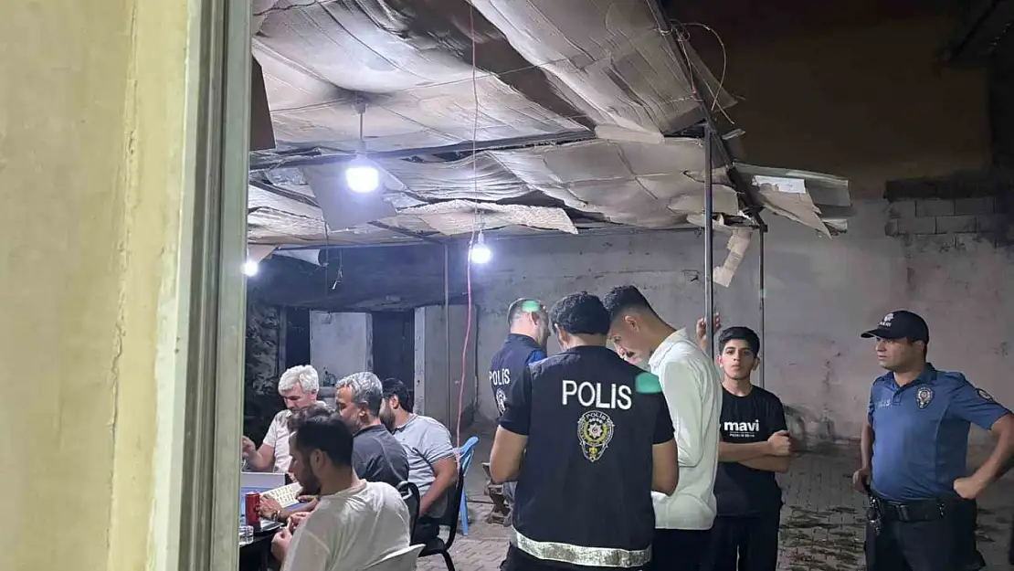 Adıyaman Kahta'da huzur denetimi yapıldı