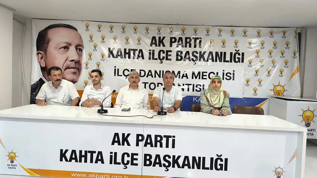 Kahta'da İlçe Danışma Meclisi ve Üyelik çalışması toplantımızı gerçekleştirildi