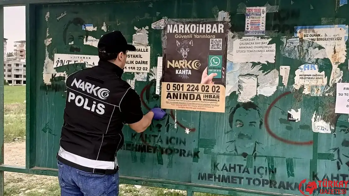 Kahta'da kurulan narko ihbar hattı faaliyete geçti