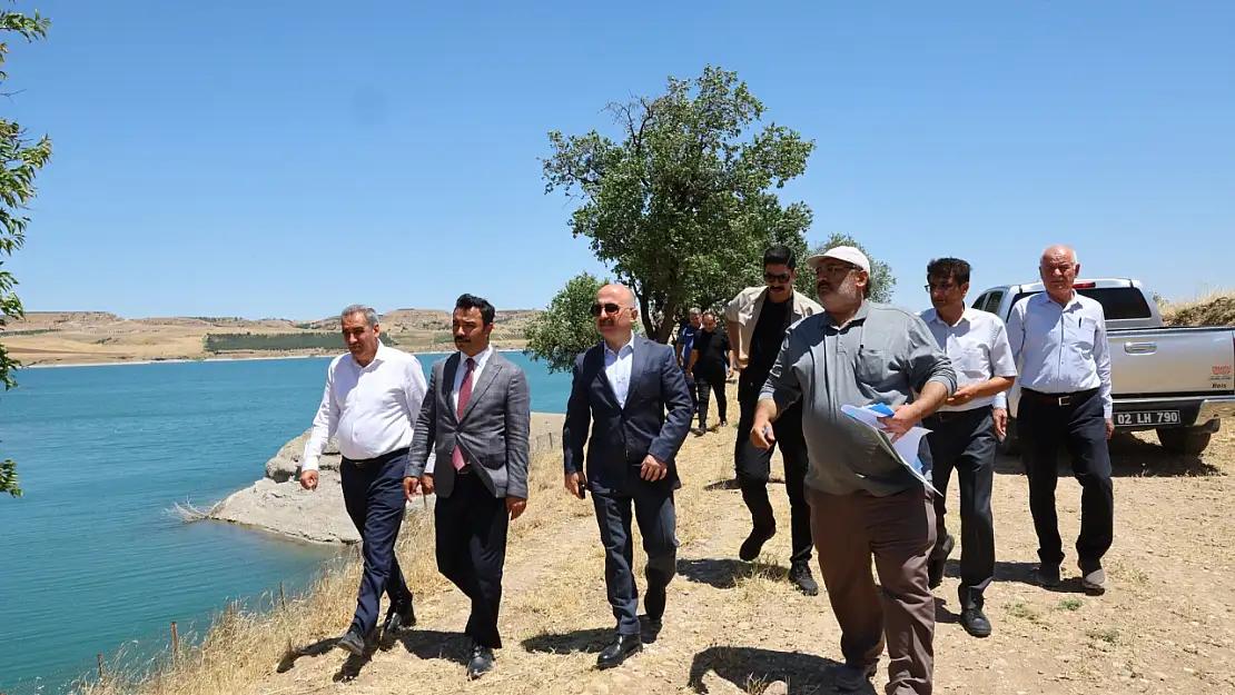 Kahta Sahil Yolunda çalışmalar devam ediyor