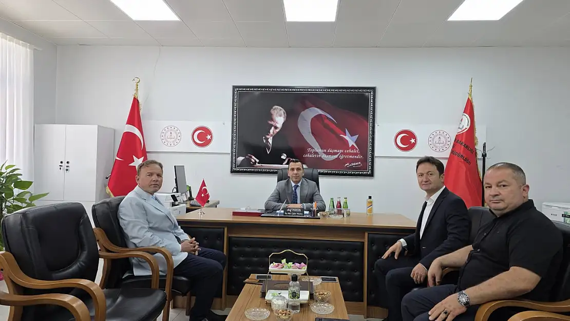 Kaymakam Algın ilçe milli eğitim müdürlüğünü ziyaret etti