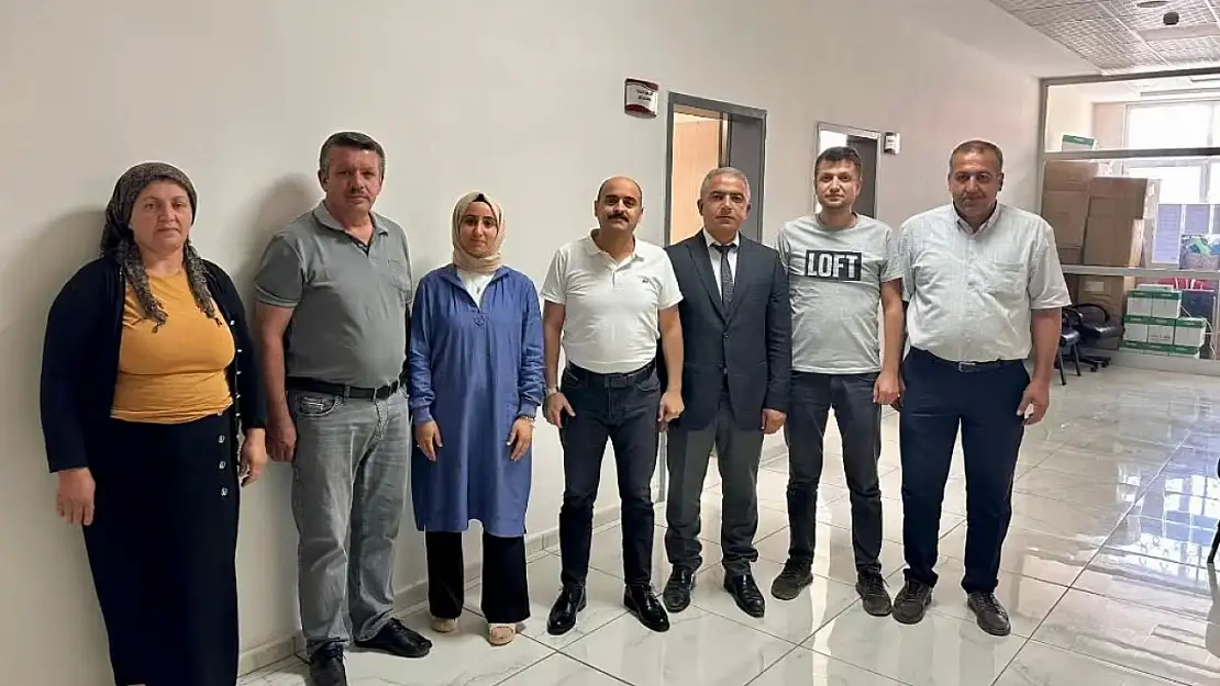 Kaymakam Altınöz'den kurum çalışanlarına veda ziyareti