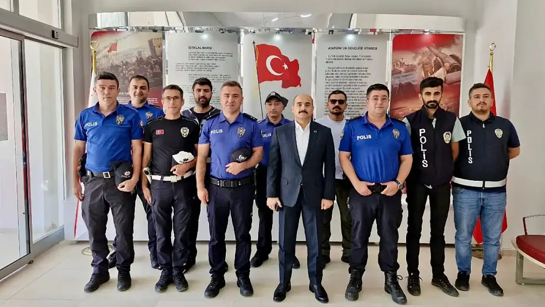 Kaymakam Altınöz veda ziyaretlerine başladı