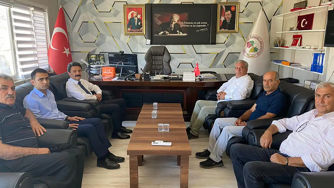 Kaymakam Aslan'da Başkan Sert'e ziyaret