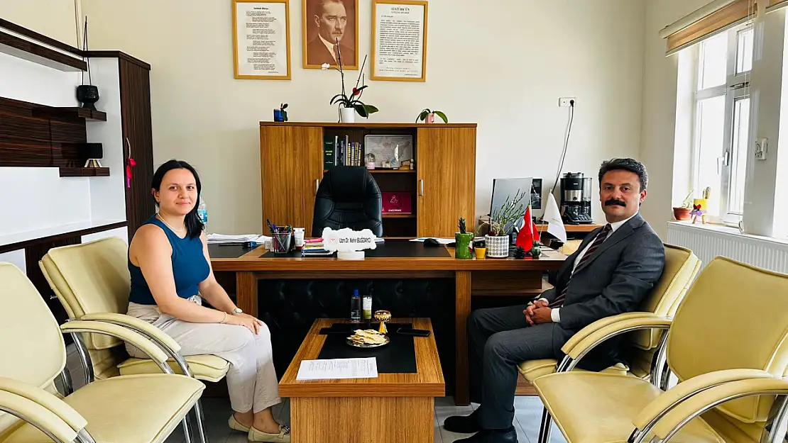 Kaymakam Aslan, hastanede incelemelerde bulundu