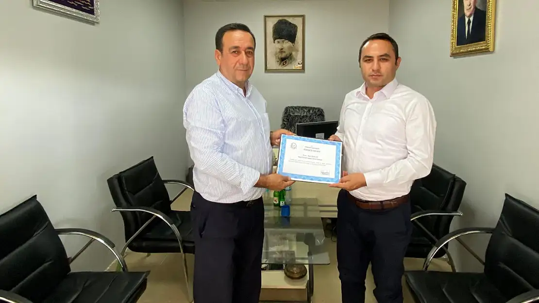 Kaymakam Partal'dan Başkan Arslan'a ziyaret