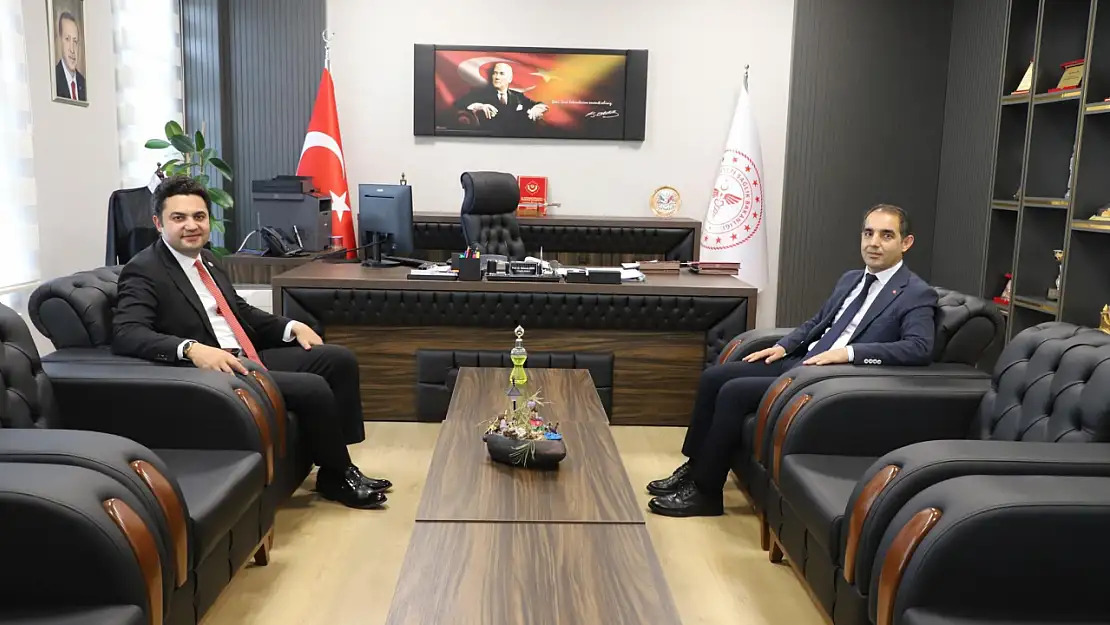 Kaymakam Seyhan'dan İl Sağlık Müdürü Şirik'e ziyaret