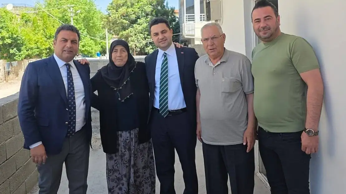 Kaymakam Seyhan ve Başkan Yıldırım'dan Şehit ailesine ziyaret