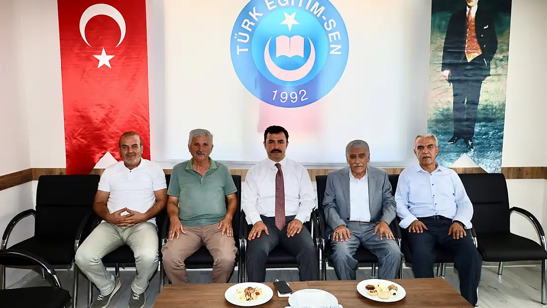 Kaymakam Soysal'dan Şemsettin Ağar'a ziyaret