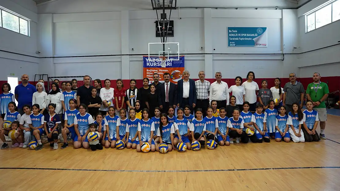 Kaymakam Soysal: Gençlerimize spor desteğimiz sürüyor