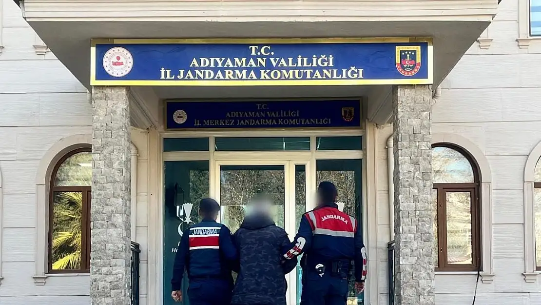 Adıyaman'da 8 yıl 5 ay kesinleşmiş hapis cezası bulunan şahıs yakalandı