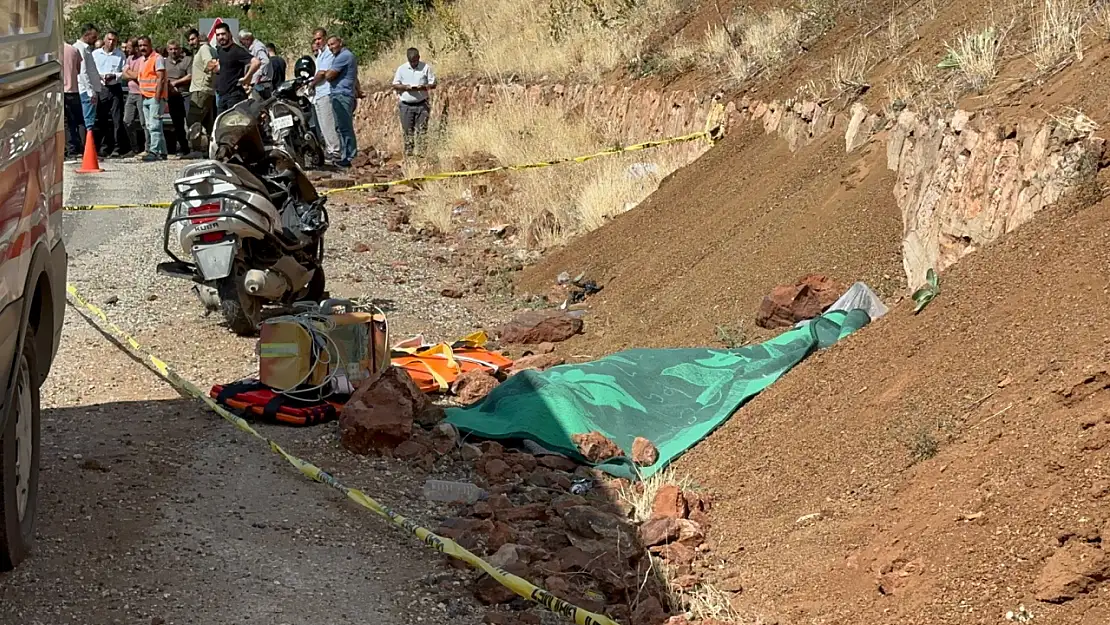 Kontrolden çıkan motosiklet devrildi: 1 ölü, 1 yaralı