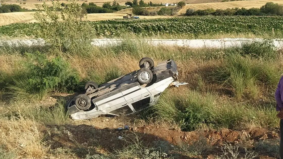 Adıyaman'da Otomobil Takla Attı: 1 Yaralı