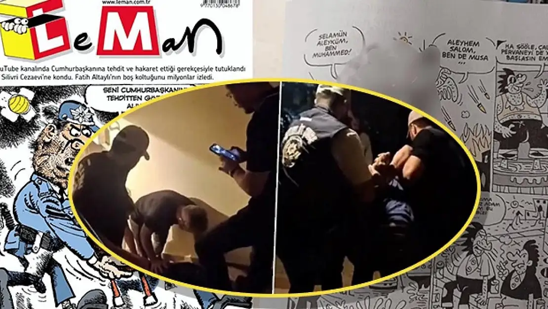 Leman dergisi karikatürüyle ilgili 4 kişi tutuklandı