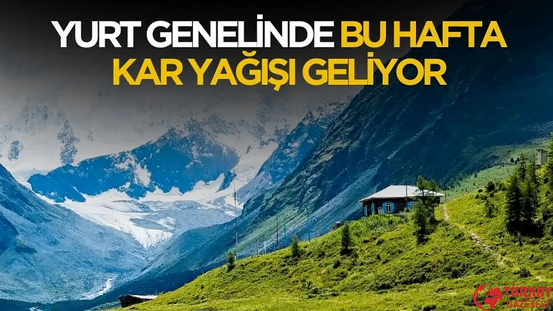 Meteoroloji hava durumunu açıkladı! 81 ile kar geliyor