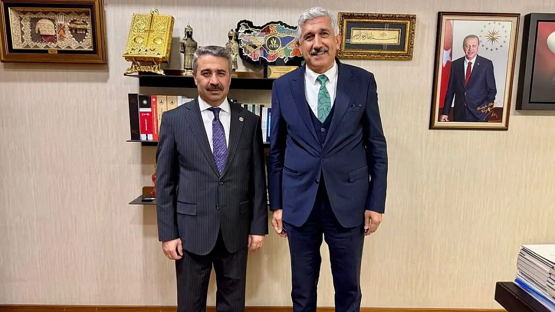 Milletvekili Alkayış Belediyeler Birliği Başkan Vekili seçilen Başkan Hallaç'ı tebrik etti