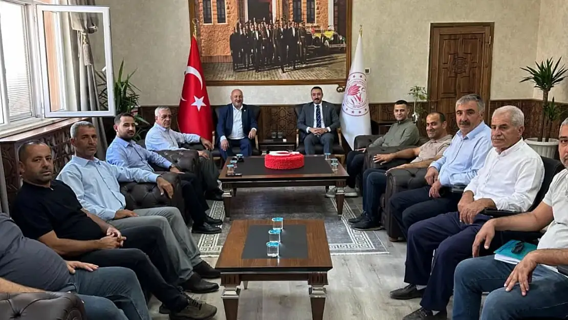 Milletvekili Kurt'tan Kaymakam Pelvan'a ziyaret