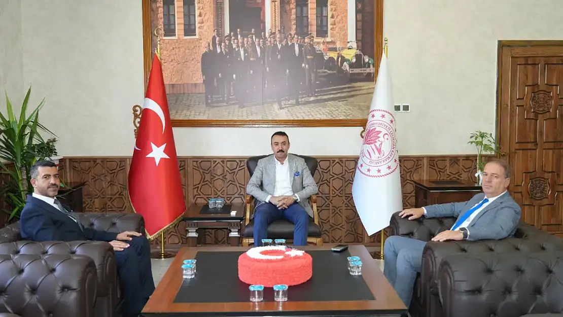 Milli Eğitim Müdürü Tosun'dan Kaymakam Pelvan'a ziyaret