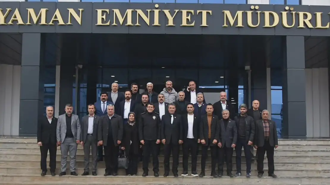 Muhtarlar Federasyonundan İl Emniyet müdürlüğüne ziyaret