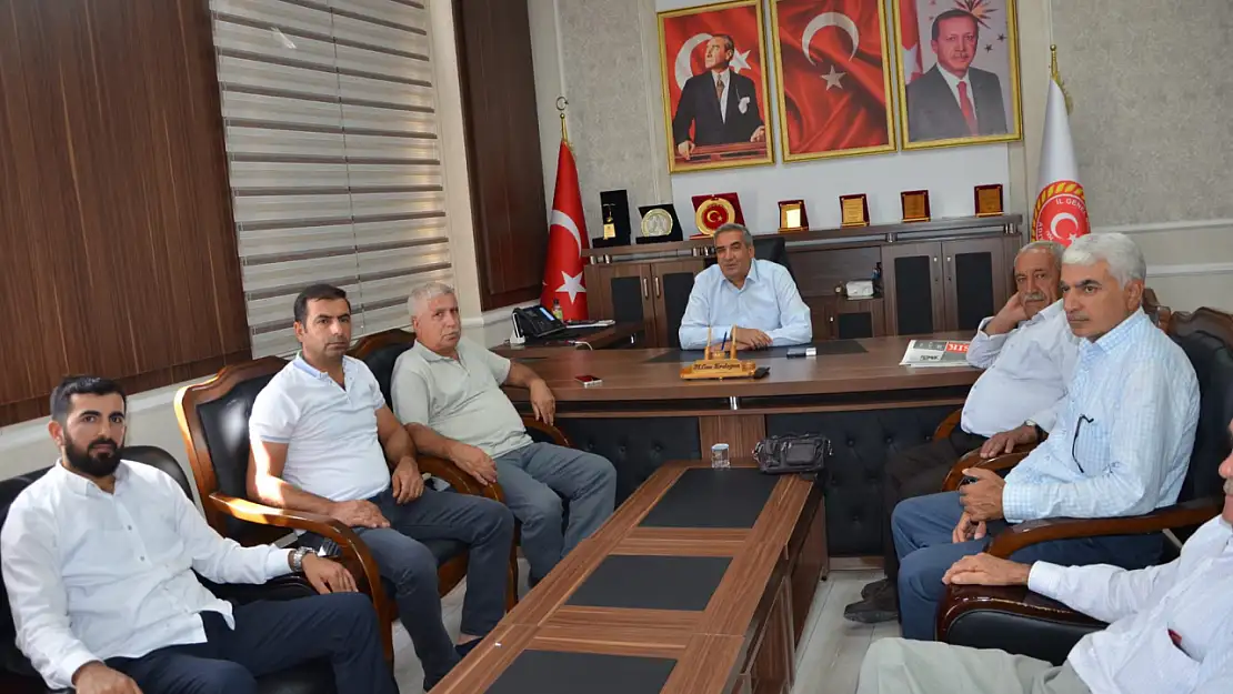 Muhtarlardan başkan Erdoğan'a ziyaret