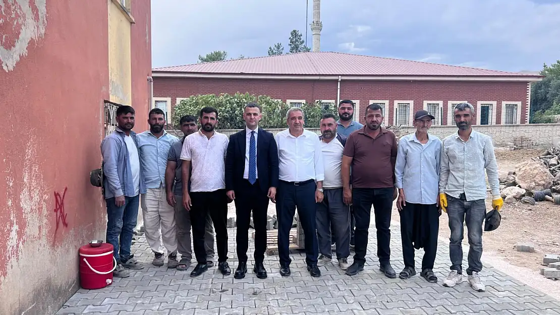 Narince de kilitli parke çalışması devam ediyor