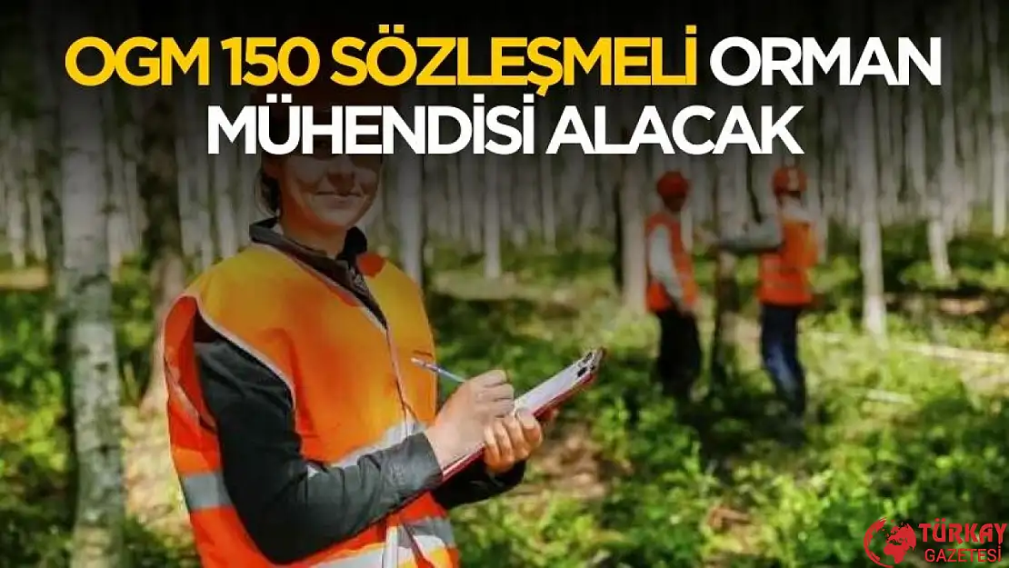 OGM 150 sözleşmeli orman mühendisi alımı yapacak