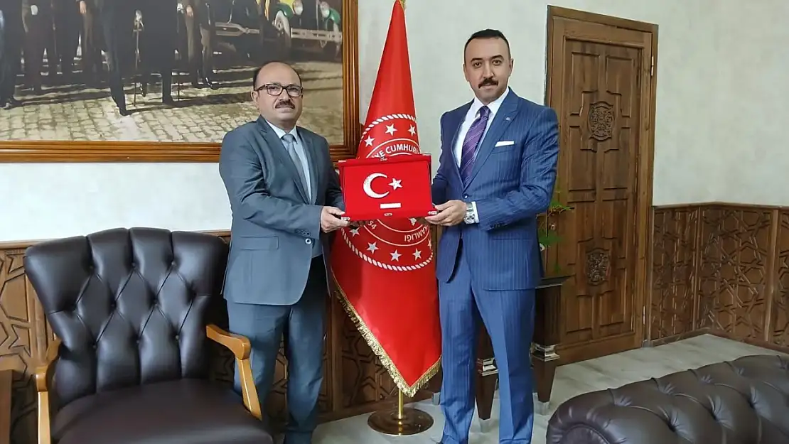 Öğüt'ten Kaymakam Pelvan'a veda ziyareti