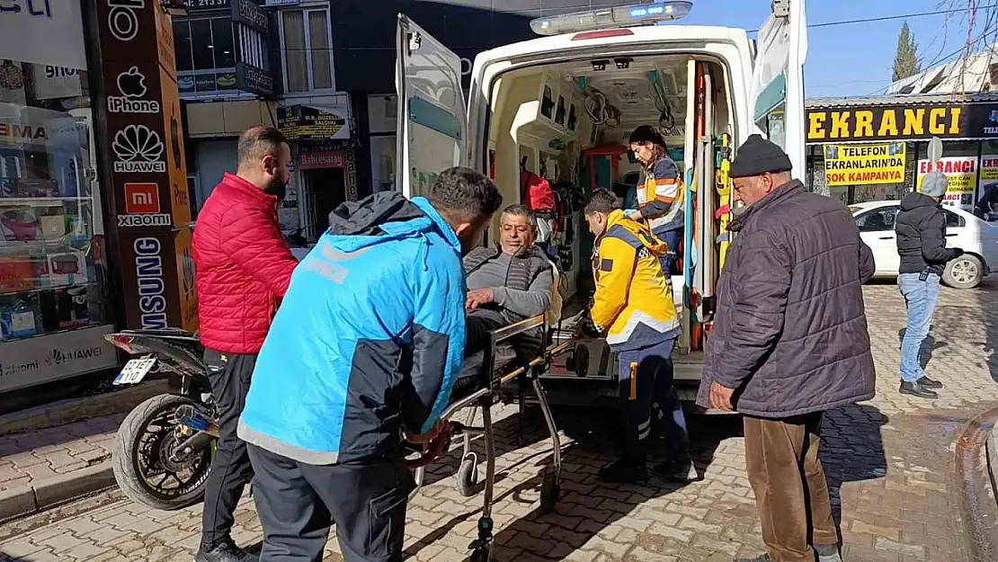 Adıyaman'da otomobilin çarptığı yaya yaralandı