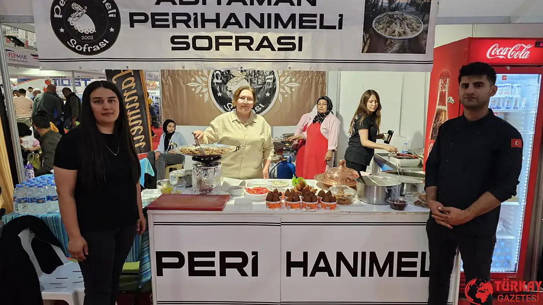 Perihanımeli sofrasının standına fuarda yoğun ilgi
