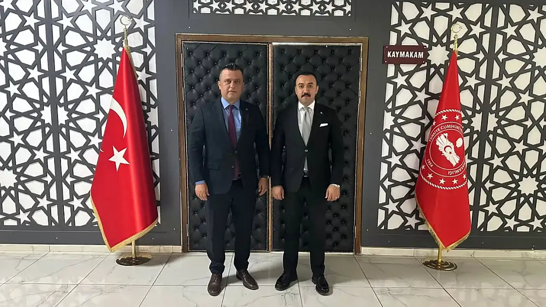 Poyraz'dan Kaymakam Pelvan'a ziyaret
