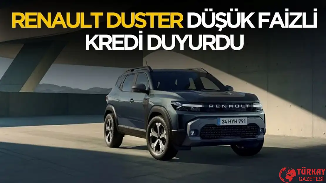 Renault Duster için düşük faizli kredi duyuruldu