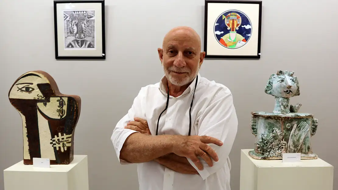 Resim ve seramik sanatçısı Muhammet Aliyev Sanko sanat galerisinde sergi açtı