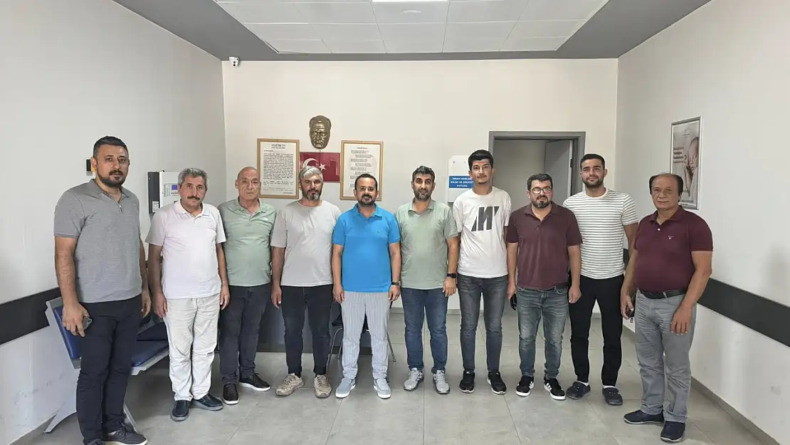 Sağlık-Sen heyetinden Kahta İlçe Sağlık Müdürlüğüne ziyaret