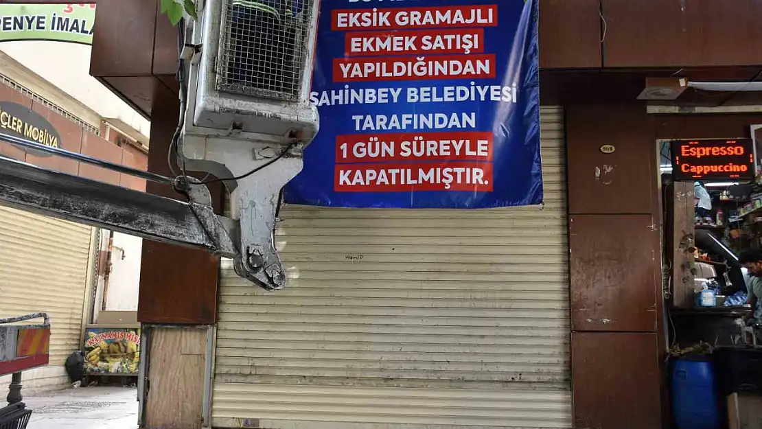 Şahinbey zabıta ekiplerinden fırınlara denetim
