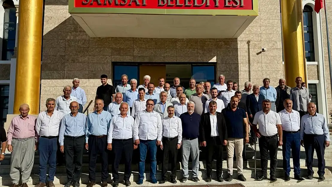 Samsat'ta istişare toplantısı düzenlendi