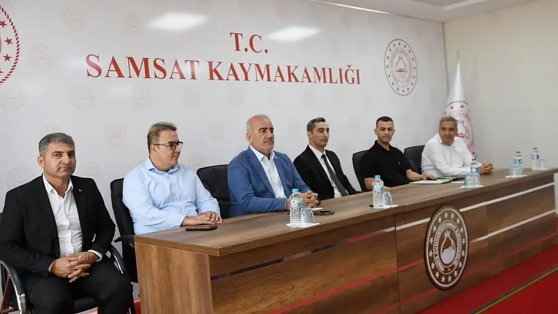 Samsat'ta Koordinasyon toplantısı düzenlendi