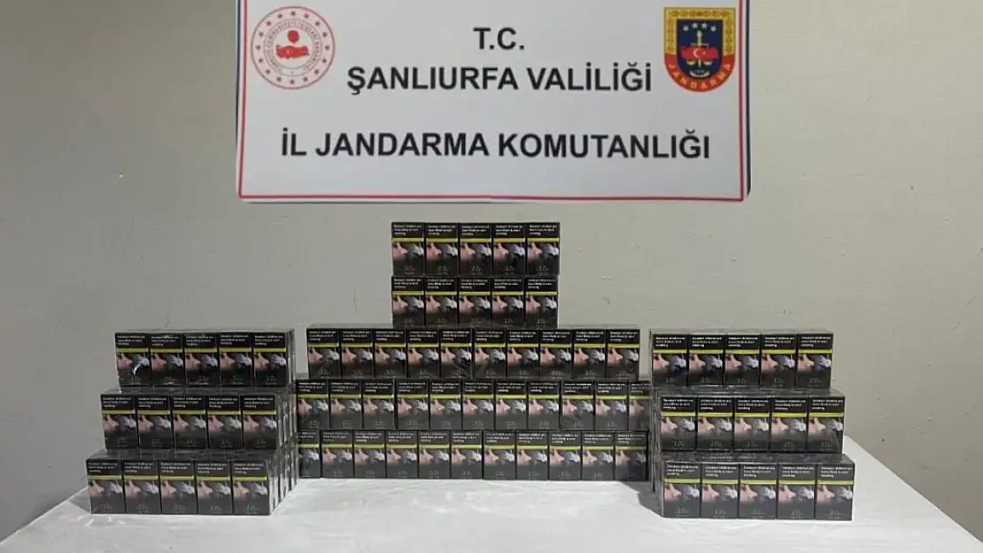 Şanlıurfa'da gümrük kaçakçılarına operasyon