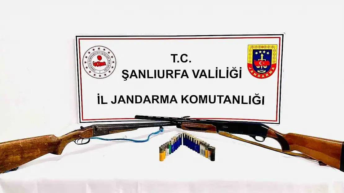 Şanlıurfa'da ruhsatsız silah operasyonu: 7 şüpheli gözaltında