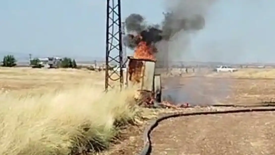 Şanlıurfa'da trafo yangını korkuttu