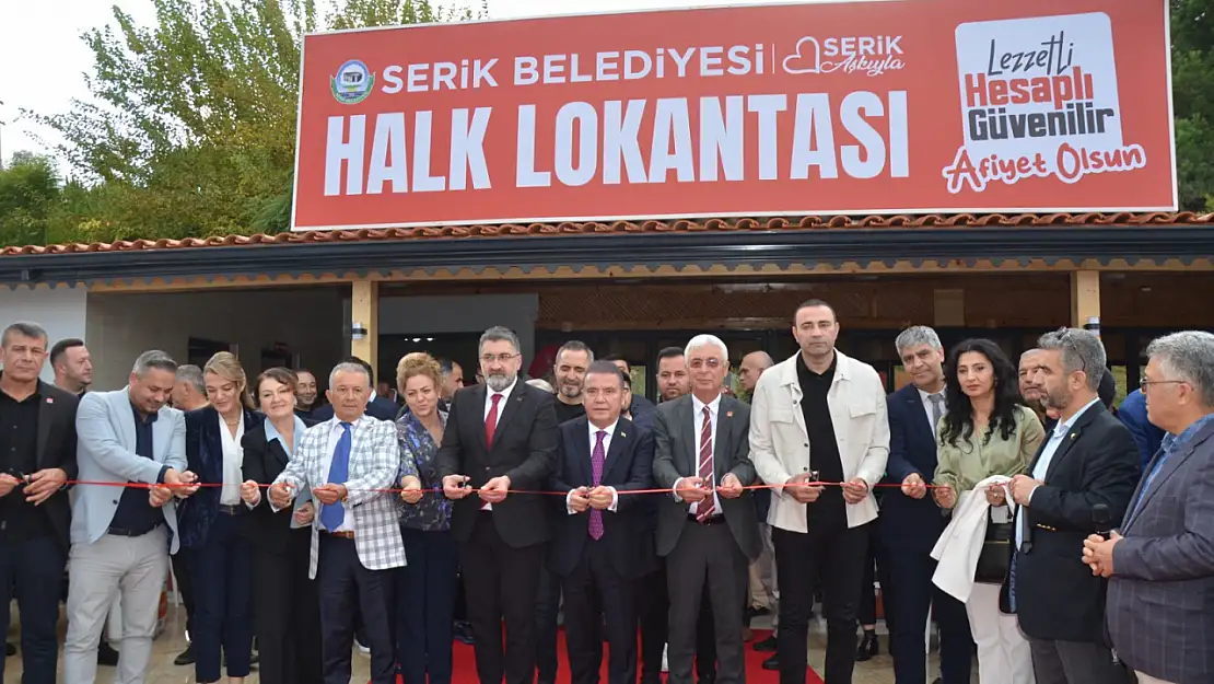 Serik Belediyesi Halk Lokantası Açıldı