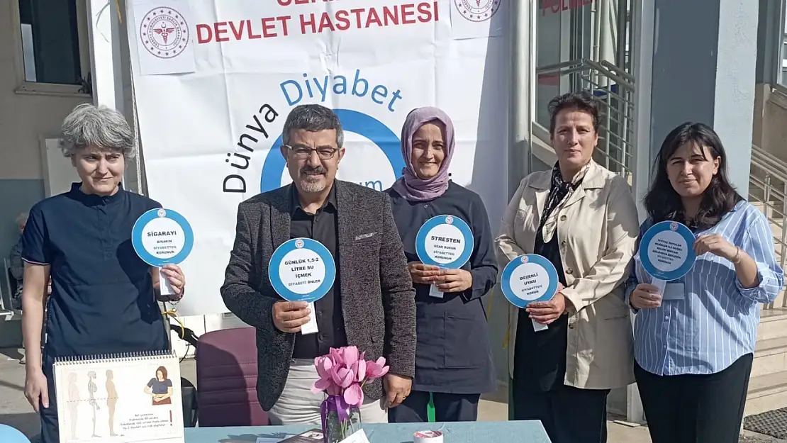 Serik Devlet Hastanesinde '14 Kasım Dünya Diyabet Günü' etkinliği düzenlendi