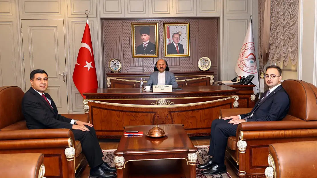 Sincik ve Tut kaymakamlarından Vali Varol'a ziyaret
