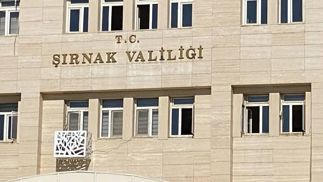 Şırnak Valiliği açıkladı! Bazı alanlar özel güvenlik bölgesi ilan edildi