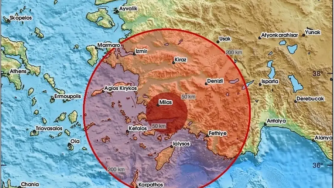 Son dakika Muğla'da deprem mi oldu?