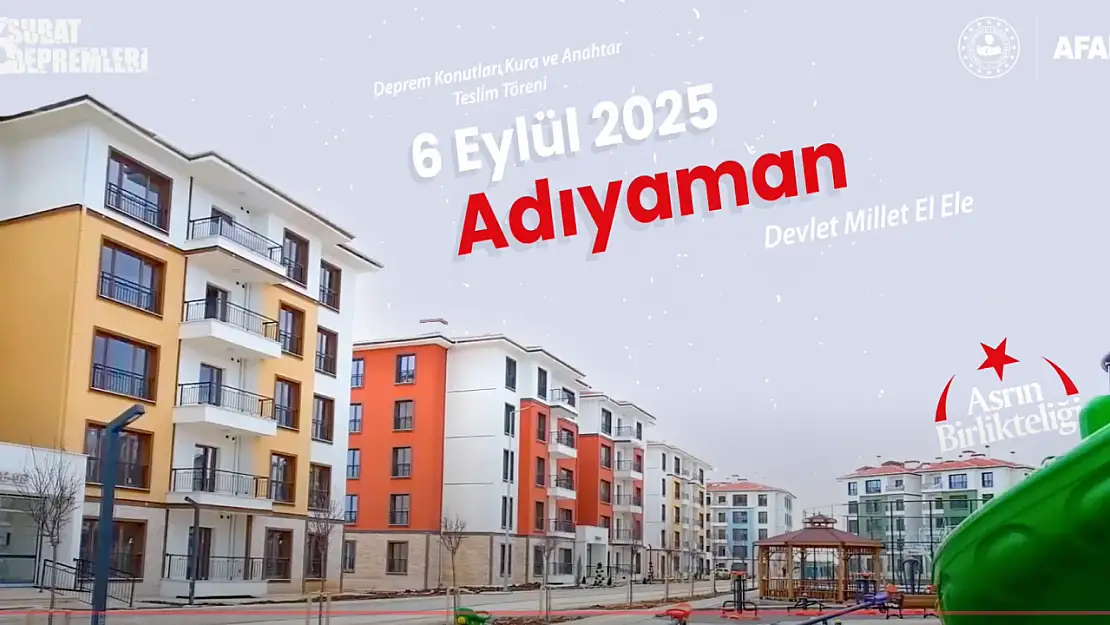 TOKİ AFAD Adıyaman deprem konutları kura çekilişi sonuçları