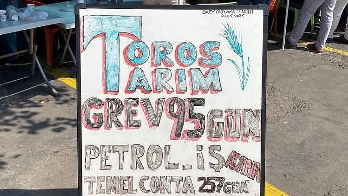 Toros Tarım işçileri 95 gündür grevde
