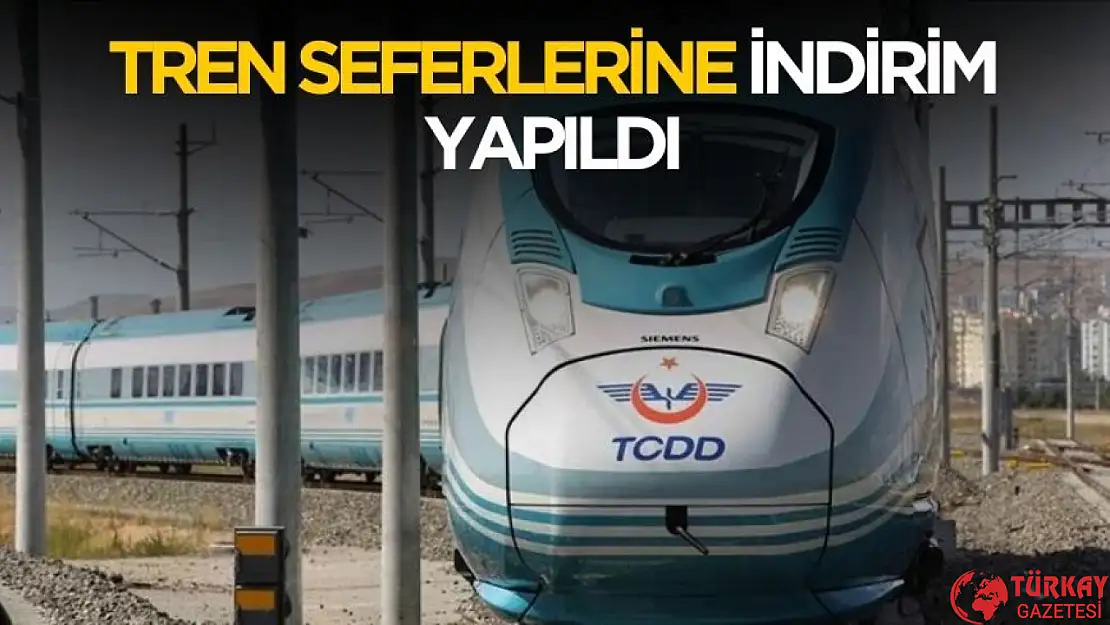 Tren seferlerine indirim yapıldı